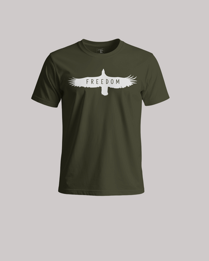 Freedom Wings Graphic Unisex Classic Crew T-Shirt