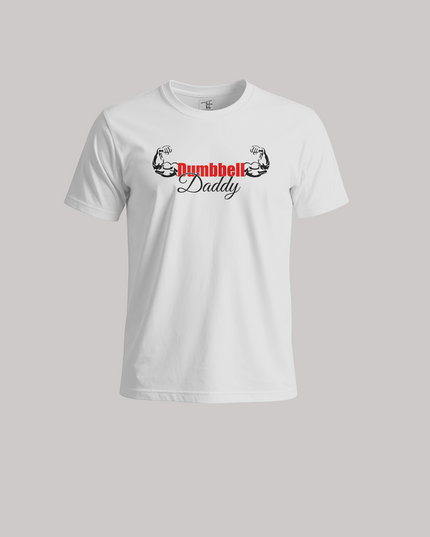 Dumbbell Daddy Graphic Unisex Classic Crew T-Shirt
