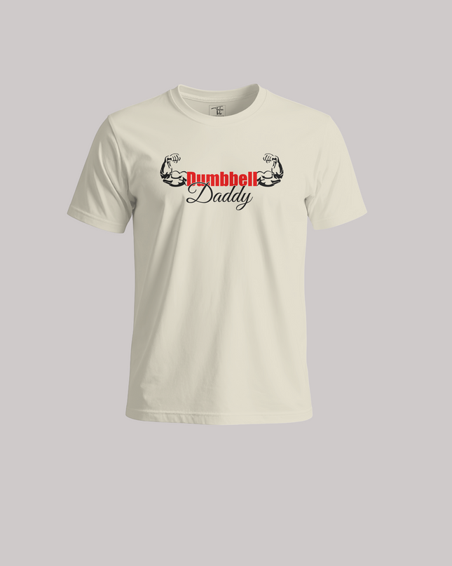 Dumbbell Daddy Graphic Unisex Classic Crew T-Shirt