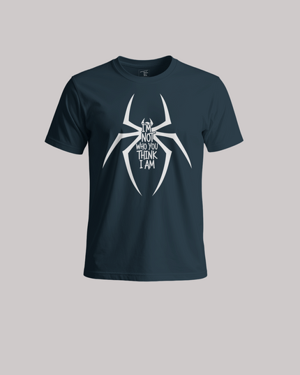 Spider Graphic – “I’m Not Who You Think I Am” Unisex Classic Crew T-Shirt