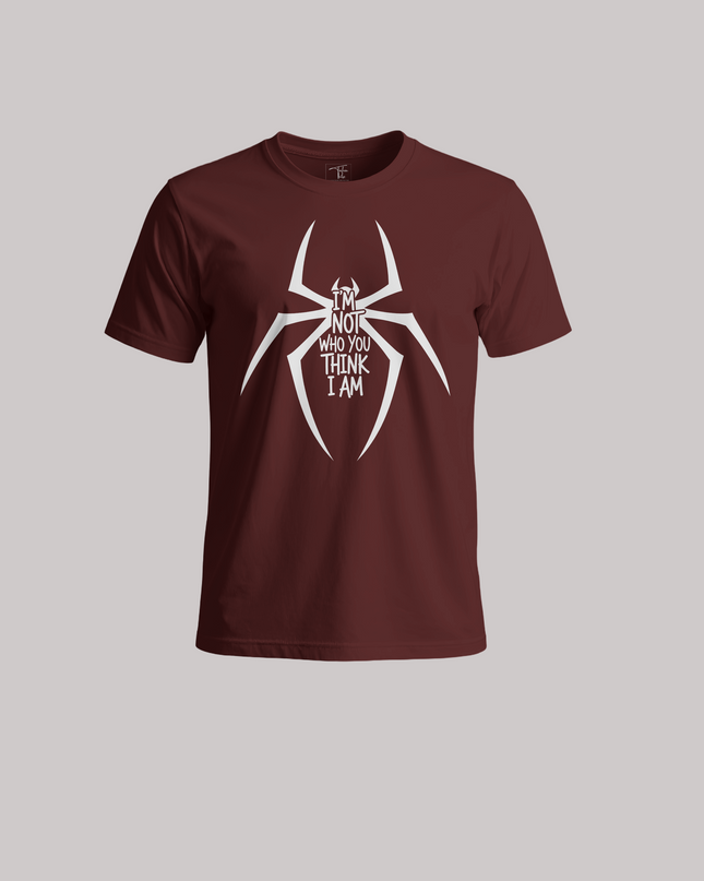 Spider Graphic – “I’m Not Who You Think I Am” Unisex Classic Crew T-Shirt