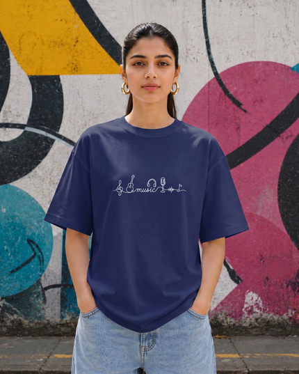 Music Elements Women's Oversized Classic T-Shirt