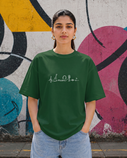 Music Elements Women's Oversized Classic T-Shirt