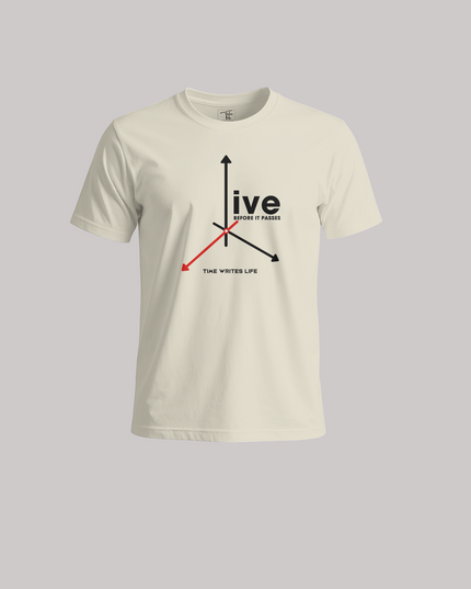 Live Before It Passes Graphic Unisex Classic Crew T-Shirt