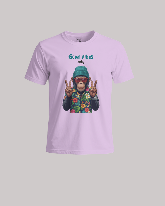 Good Vibes Only Cool Funky - Unisex Classic Crew T-Shirt