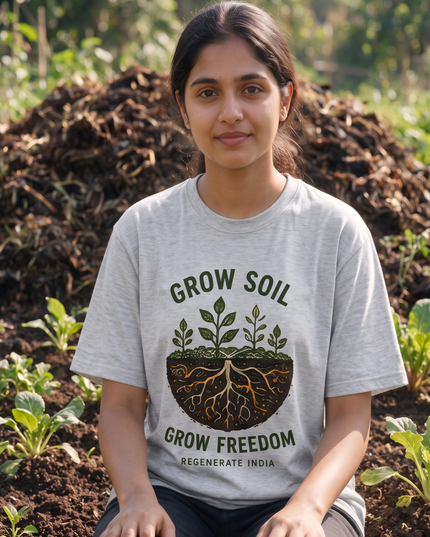 Grow Soil Grow Freedom Women's Oversized Classic T-Shirt