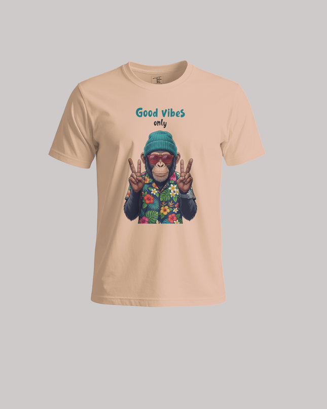 Good Vibes Only Cool Funky - Unisex Classic Crew T-Shirt