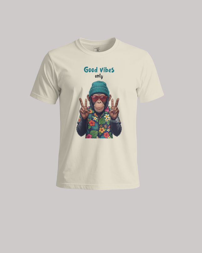 Good Vibes Only Cool Funky - Unisex Classic Crew T-Shirt