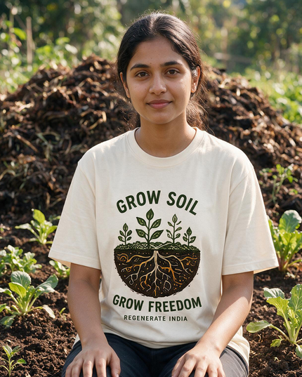 Grow Soil Grow Freedom Women's Oversized Classic T-Shirt