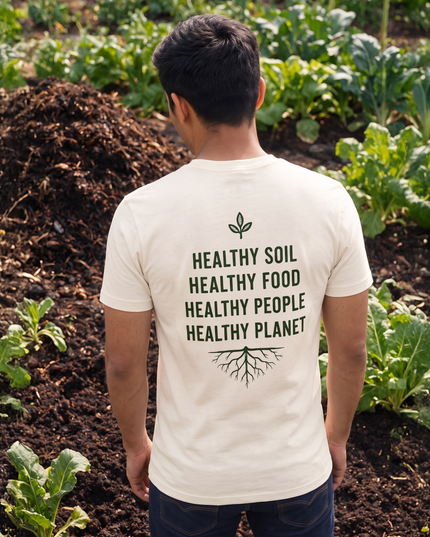 Grow Soil Grow Freedom Regenerate India Graphic Classic Crew T-Shirt