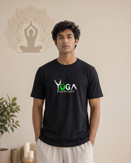 Yoga Everyday Stylish Men's Classic Crew T-Shirt