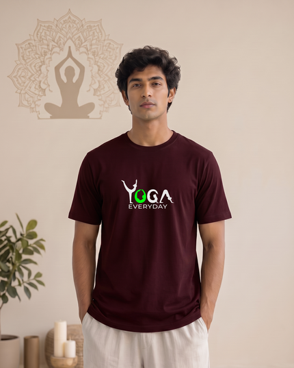Yoga Everyday Stylish Men's Classic Crew T-Shirt
