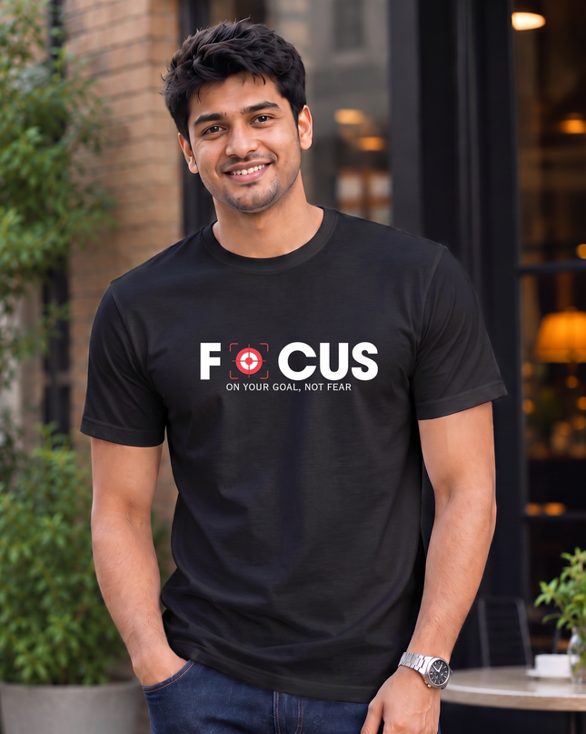 Focus On Your Goal Men's Classic Crew T-Shirt