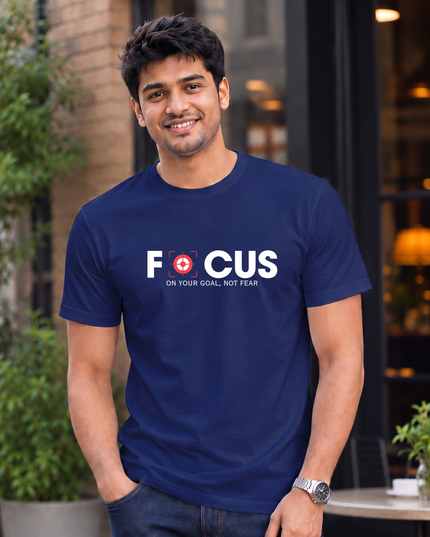 Focus On Your Goal Men's Classic Crew T-Shirt
