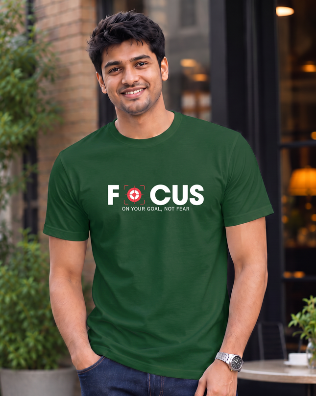 Focus On Your Goal Men's Classic Crew T-Shirt