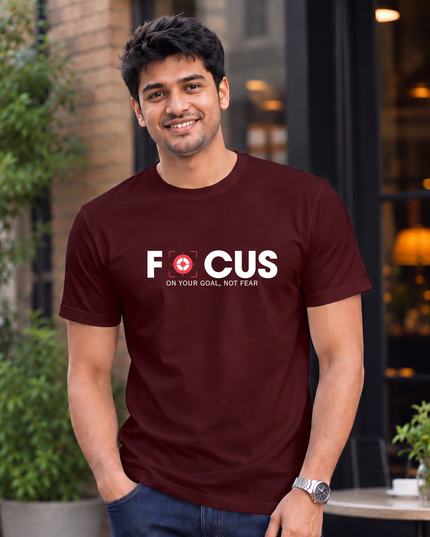 Focus On Your Goal Men's Classic Crew T-Shirt