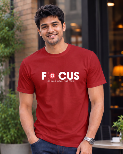 Focus On Your Goal Men's Classic Crew T-Shirt