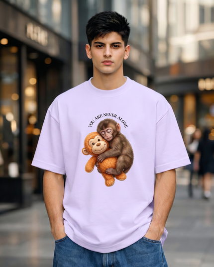 Never Alone Unisex Oversized Classic T-Shirt