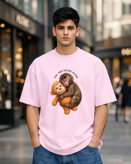 Never Alone Unisex Oversized Classic T-Shirt