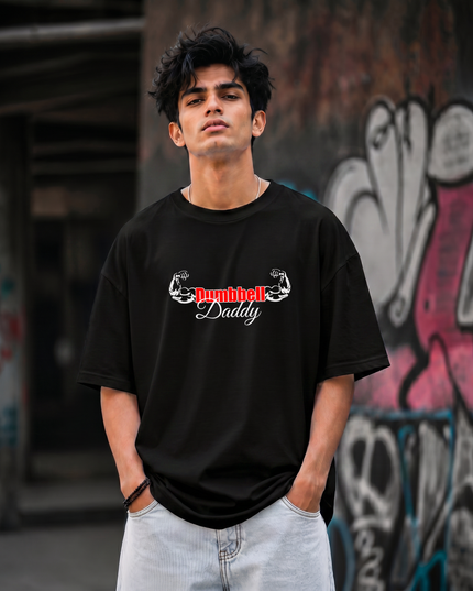 Dumbbell Daddy Stylish Unisex Oversized Classic T-Shirt