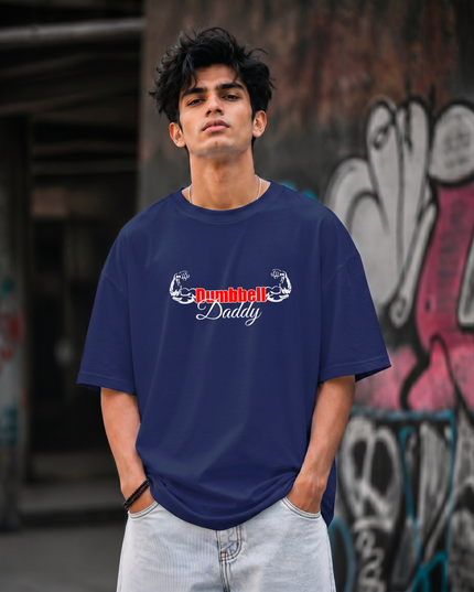 Dumbbell Daddy Stylish Unisex Oversized Classic T-Shirt