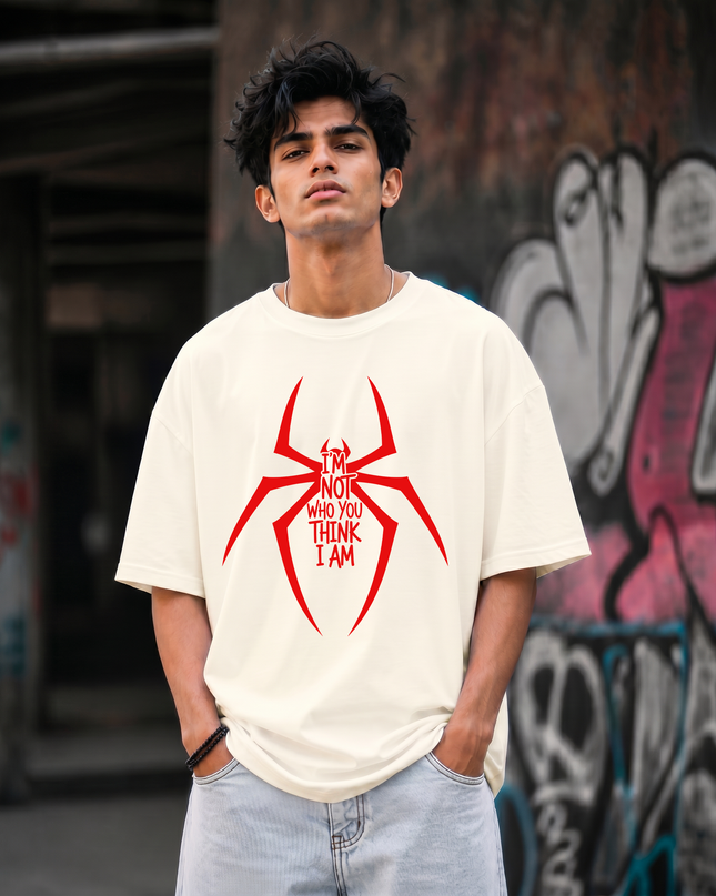I m Not Who You Think I Am Graphic Unisex Oversized Classic T-Shirt