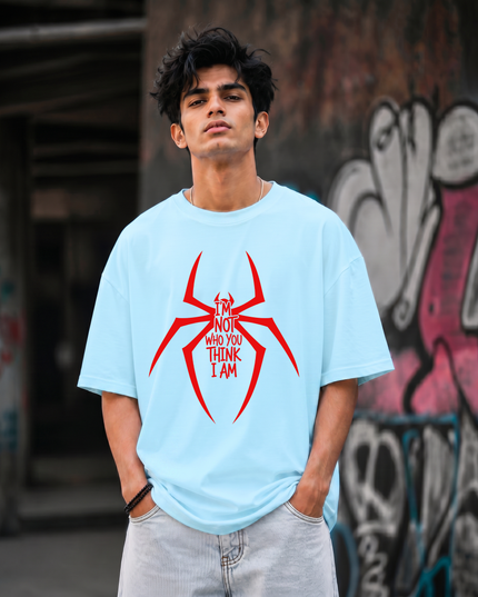 I m Not Who You Think I Am Graphic Unisex Oversized Classic T-Shirt