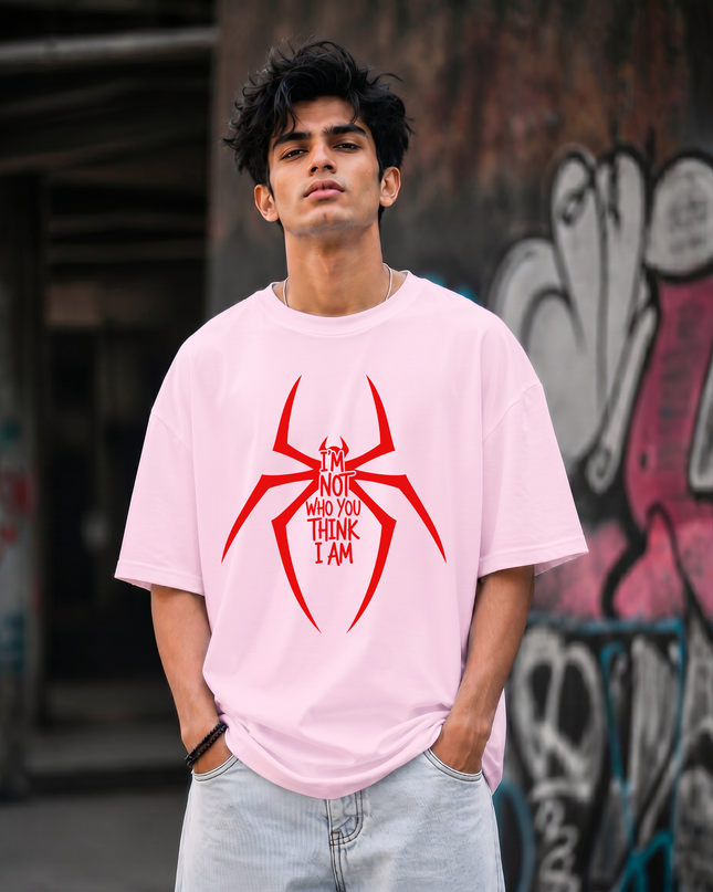 I m Not Who You Think I Am Graphic Unisex Oversized Classic T-Shirt