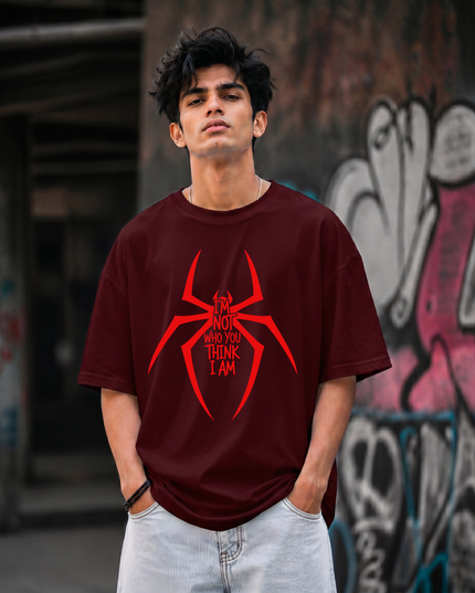 I m Not Who You Think I Am Print Unisex Oversized Classic T-Shirt