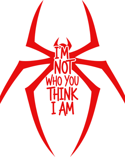 I m Not Who You Think I Am Graphic Unisex Oversized Classic T-Shirt