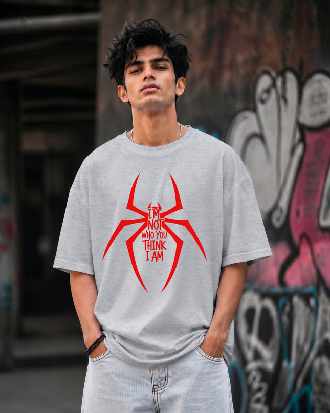 I m Not Who You Think I Am Print Unisex Oversized Classic T-Shirt