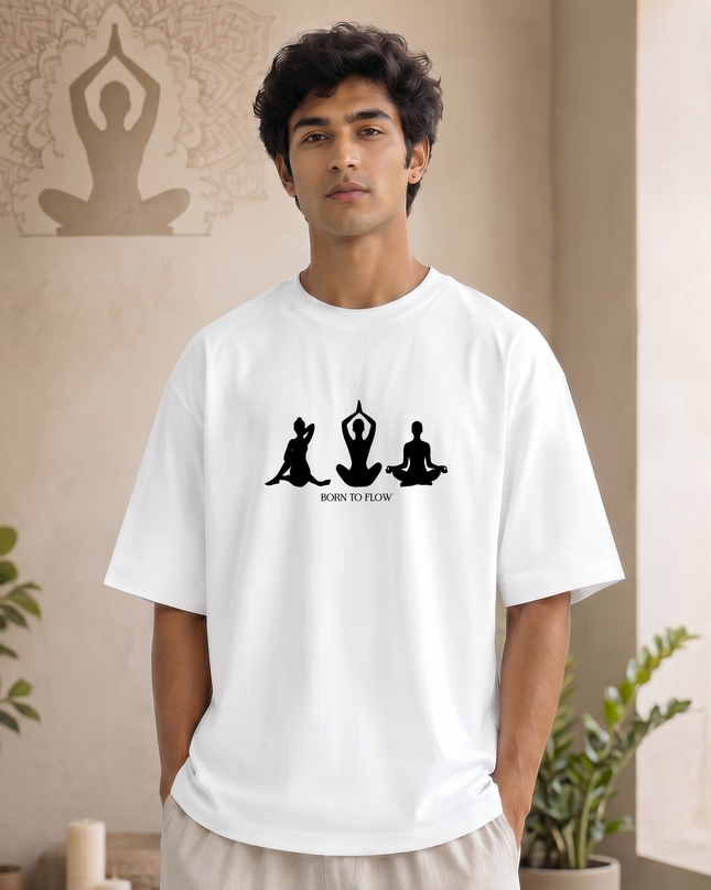 Born To Flow Unisex Oversized Classic T-Shirt