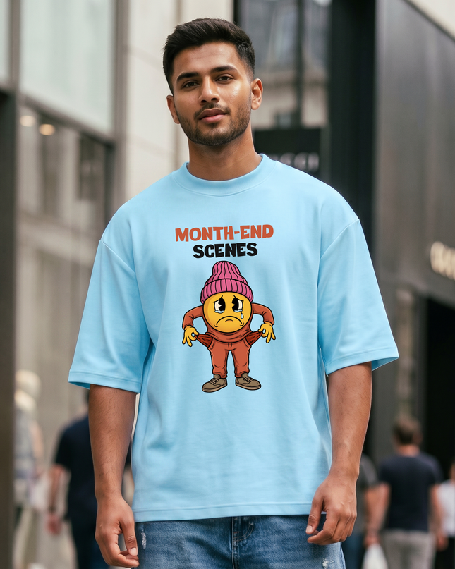Month-end Scenes Unisex Oversized Classic T-Shirt