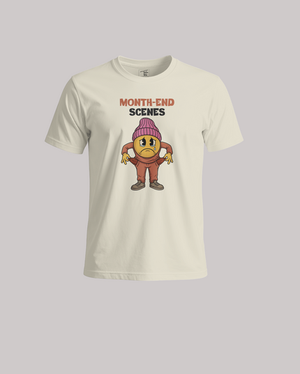 Month-End Scenes Graphic Funny Relatable - Unisex Classic Crew T-Shirt
