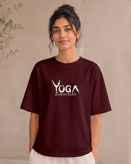 Yoga Everyday Graphic Women's Oversized Classic T-Shirt