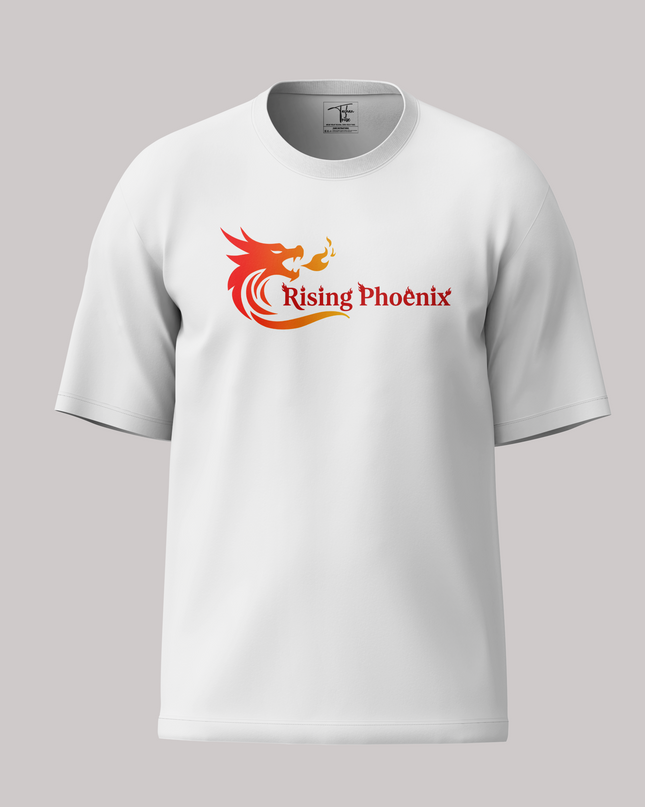 Rising Phoenix Graphic Unisex Oversized Classic T-Shirt