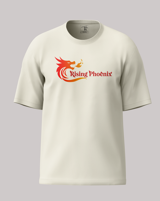 Rising Phoenix Graphic Unisex Oversized Classic T-Shirt