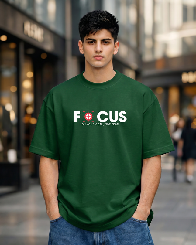 Focus Stylish Unisex Oversized Classic T-Shirt