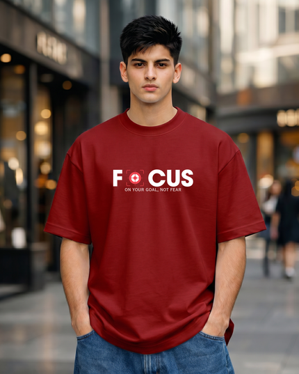 Focus Stylish Unisex Oversized Classic T-Shirt
