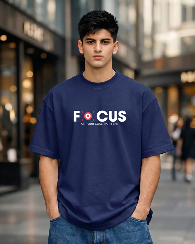 Focus Stylish Unisex Oversized Classic T-Shirt