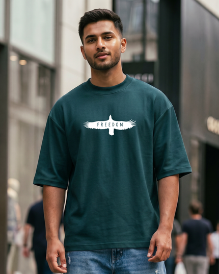 Freedom Eagle Unisex Oversized Classic T-Shirt