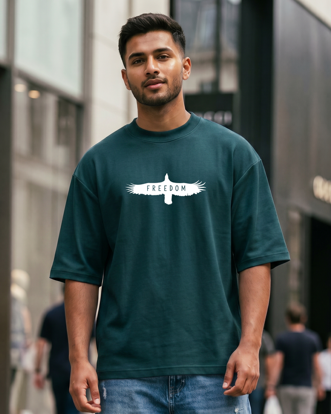 Freedom Eagle Unisex Oversized Classic T-Shirt