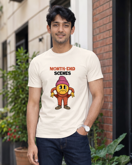 Month-End Scenes Print Classic Crew T-Shirt