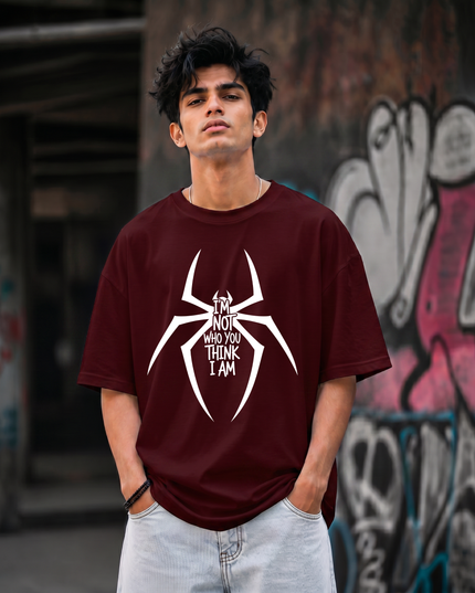 I m Not Who You Think I Am Statement Graphic Unisex Oversized Classic T-Shirt
