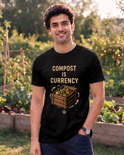 Compost Is Currency Graphic Classic Crew T-Shirt