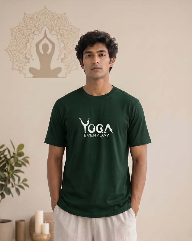 Yoga Everyday Stylish Men's Classic Crew T-Shirt