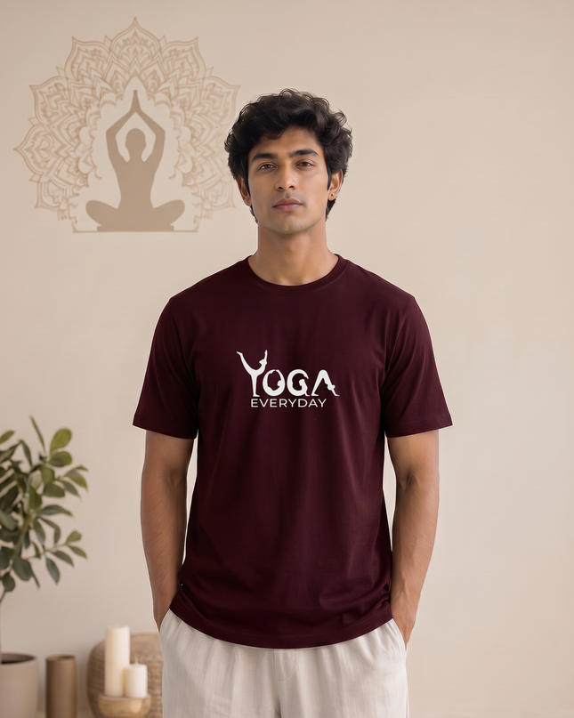 Yoga Everyday Stylish Men's Classic Crew T-Shirt