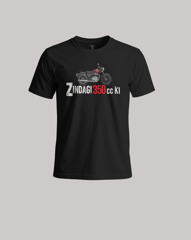 Zindagi 350 CC Ki Unisex Classic Crew T-Shirt