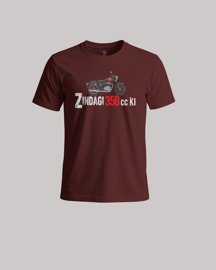 Zindagi 350 CC Ki Unisex Classic Crew T-Shirt
