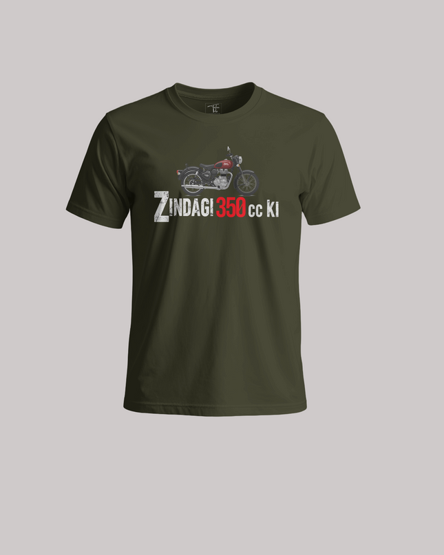 Zindagi 350 CC Ki Unisex Classic Crew T-Shirt